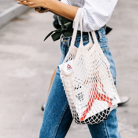 Knitted net bag - Picture 6 of 8